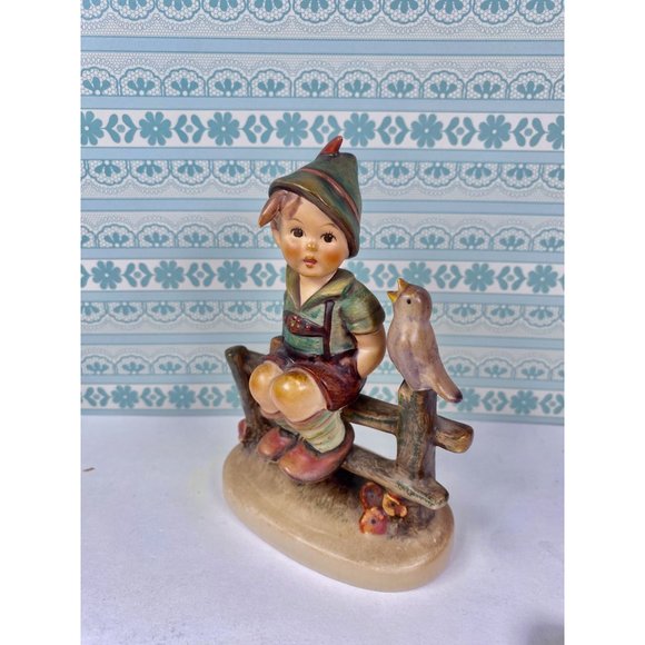 Hummel Harmony Boy on fence, 5" height, w box, TMK4, limited edition - Picture 12 of 17